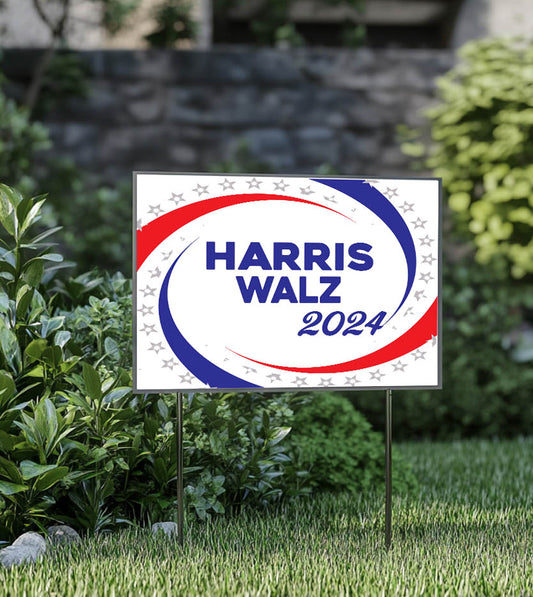 24 X 18 Harris Walz Yard Sign